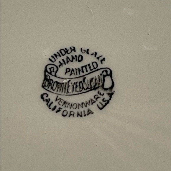 Vernonware Brown Eyed Susan 10.5" Plates (2) - Picture 4 of 4